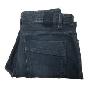PRANA Men's Pants Slim Fit 34W x 30L Black Jeans Denim